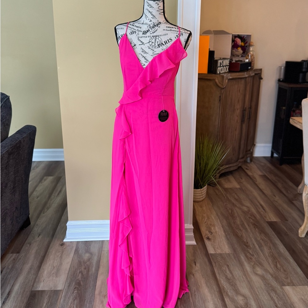 Elegant Pink Women's Dress